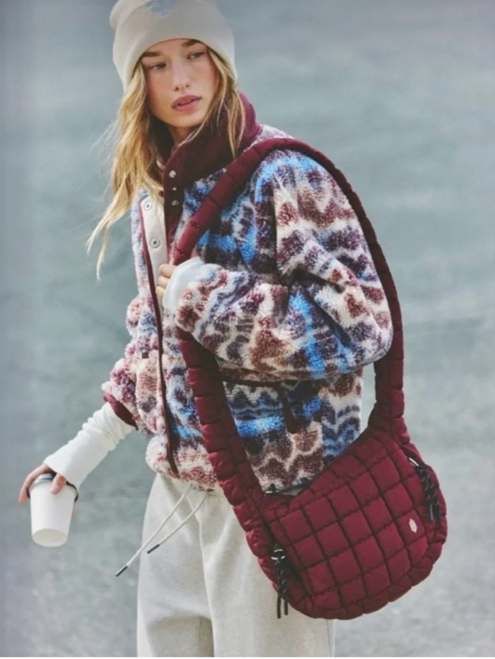 Free People movement NWT mini carry all sling bag